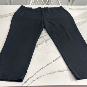 A New Day Classic Black Dress Trousers-Slim Ankle mid rise Slim Hip & Thigh 16